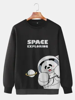 Sudaderas Cartoon Space Panda