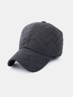 Gorra de béisbol cálida con orejeras outdoor para hombres