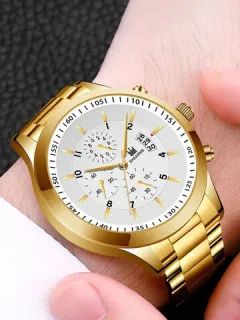 Alloy Steel Quartz Watch