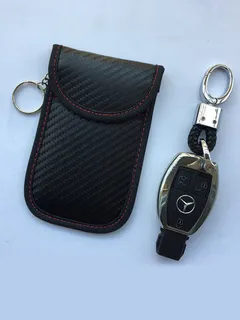 Carbon Fiber Anti-Theft Key Set Remote Control Key Case