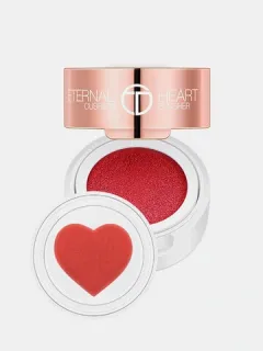 Blush Heart Shaped Air Cushion