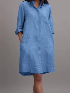 Tapeta oculta lisa Camisa Vestido