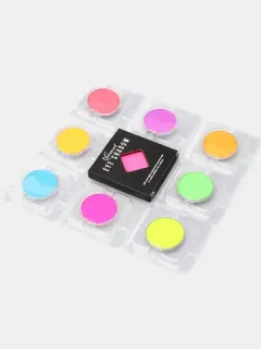 Fluorescent eyeshadow powder