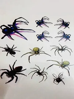 3D Waterproof Temporary Spider Tattoo Body Art Sticker