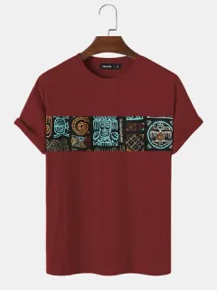 Tribal Patrón Camisetas de retazos