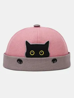 Mujeres y hombres Gato Patrón Melon Cap Innocent Standard Sailor Cráneo Gorra