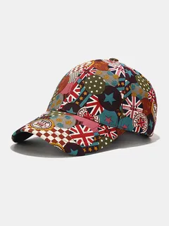 Béisbol con bandera británica unisex Sombrero