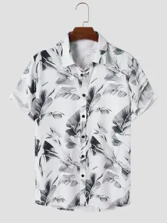 Camisas con estampado tropical Planta