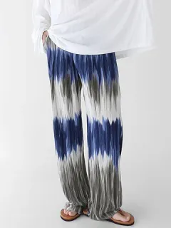 Textura Ombre Casual Pantalones