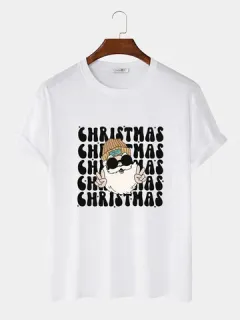 Camisetas santa claus dibujos animados