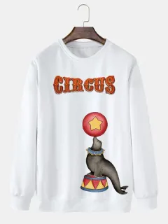 Sudaderas con estampado animal de circo