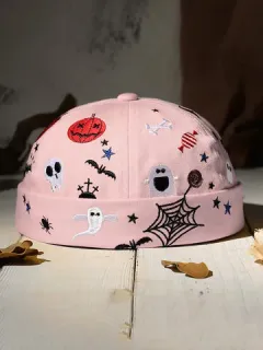 COLLROWN Men & Mujer Gorra de arrendador con estilo de Halloween Cráneo Gorra