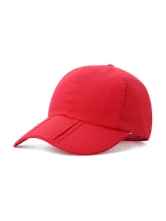 Gorra de béisbol plegable de secado rápido