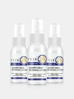 Liquid underarm spray deodorants