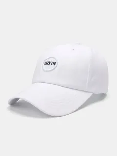 Gorra de béisbol unisex con bordado sólido