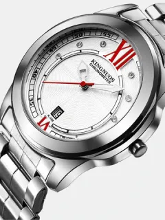 Silver Stainless Steel Men's Watch