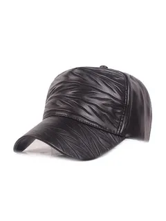 Gorra de béisbol de cuero para hombre para mujer