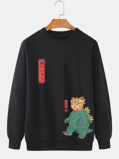 Dibujos animados japoneses Gato Sudaderas