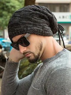 Terciopelo unisex Winter al aire libre Keep Warm Sombrero Beanie