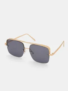 Unisex Multicolor Square Frame Sunglasses