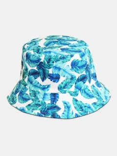 Cubo de hojas azules unisex Sombrero