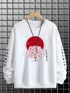 Sudaderas japonesas de flores de cerezo