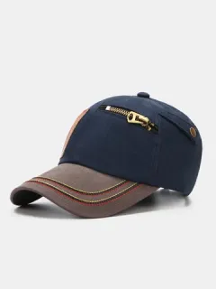 Parche de béisbol con cremallera unisex Sombrero