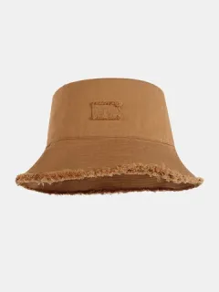 Cubo sólido de ala ancha unisex Sombrero