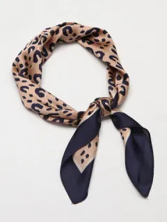 Scarf Decorative Square Scarf Silk Products Leopard Scarf