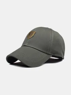 Elegante gorra de béisbol de algodón transpirable