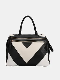 Elegant Women Crossbody Bag Patchwork Color Block Bag