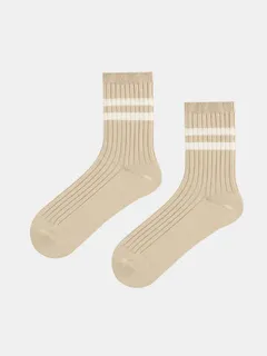 JASSY 10 Pairs Unisex Cotton Striped Socks