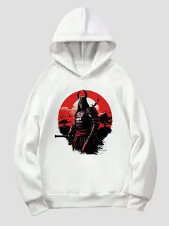 Sudaderas con capucha con gráfico de figura ninja