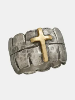 Punk Cross Jewelry Ring