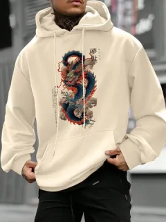 Sudaderas con capucha gráficas japonesas Dragón