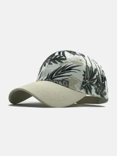 Gorra de béisbol unisex floral Hoja