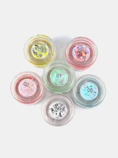 6 Colors Gel Shimmer Eyeshadow