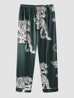 Pijama Liso Estampado Tigre Pantalones