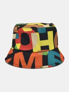 Unisex Colorful Cubo de cartas Sombrero